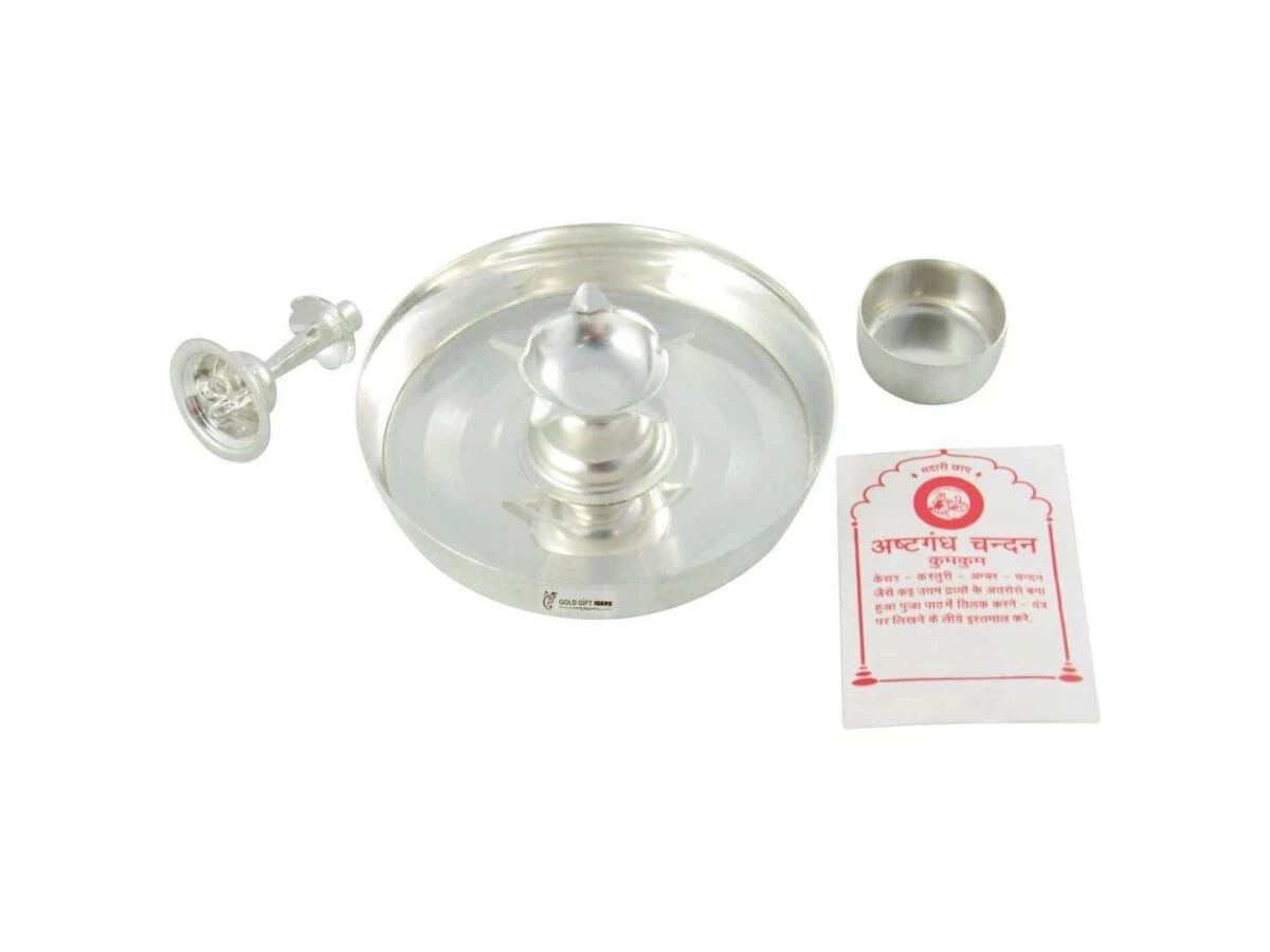 Pooja Thali set, pooja thali silver, pooja thali decoration, Pooja Thali for home, pooja thali set silver