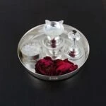 Pooja Thali set, pooja thali silver, pooja thali decoration, Pooja Thali for home, pooja thali set silver