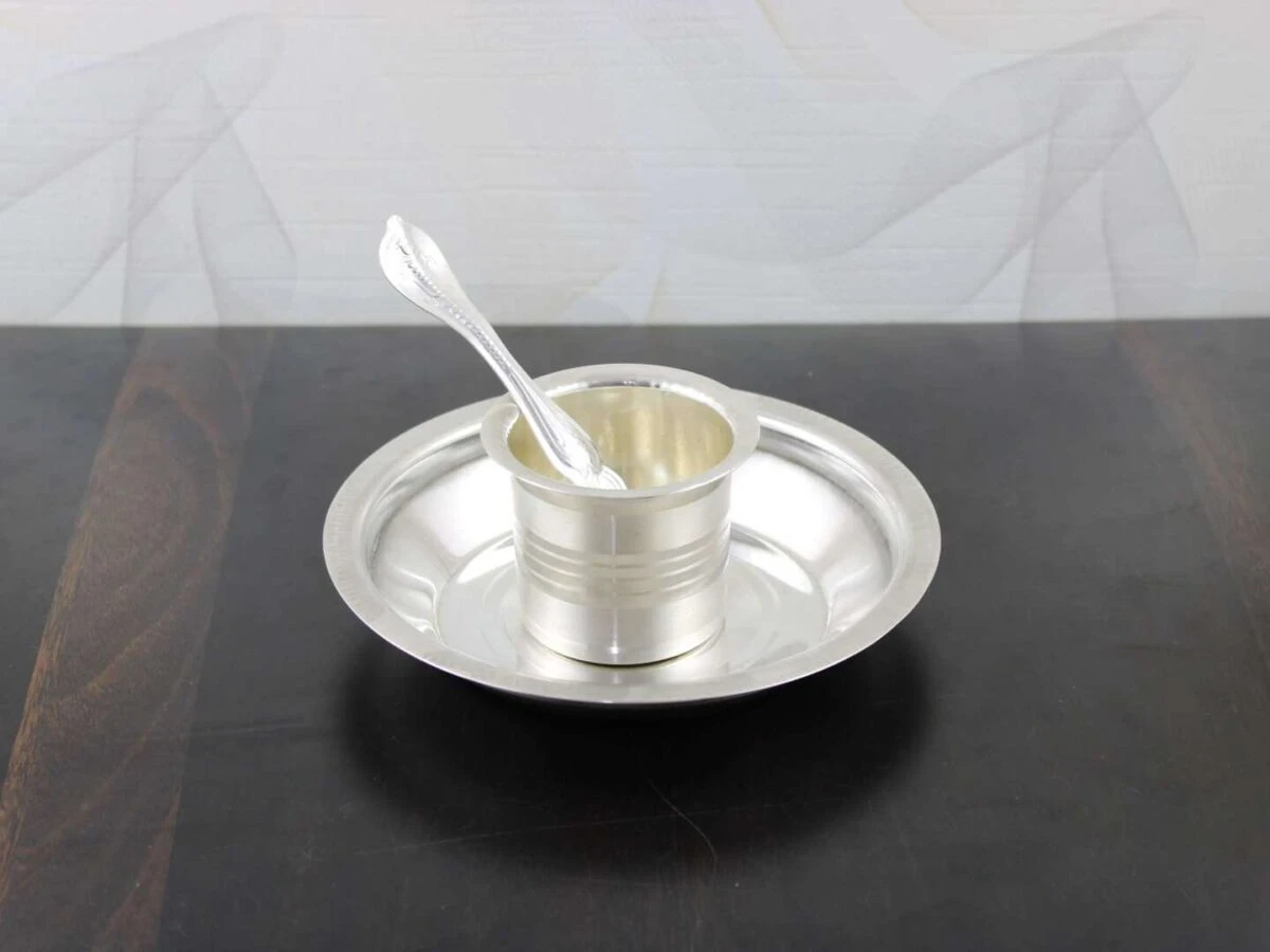 Pooja Thali set, pooja thali silver, pooja thali decoration, Pooja Thali for home, pooja thali set silver, return gifts for housewarming