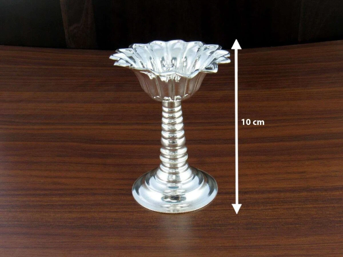 Diya for pooja, diya for temple, Pooja items silver, Pooja items for home, diya for god, pooja items for temple, pooja items for gift