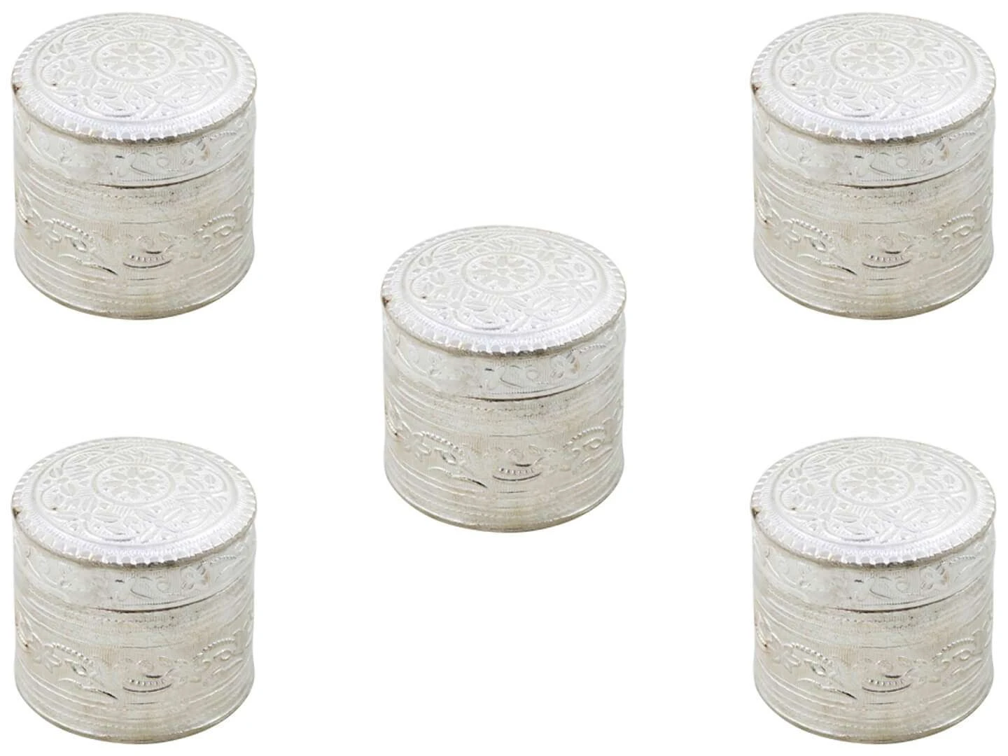 Small Metal Round Containers at Rs 16/piece, Round Tin Box in Thane