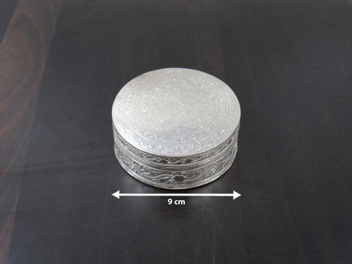 Sindoor dabbi, sindoor box for wedding, sindoor dabbi silver, Pooja items silver, Pooja items for home, kumkum box return gift, pooja items for temple, pooja items for gift, kumkum box silver, sindoor dabbi for women, return gifts