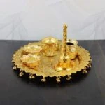 Pooja Thali set, pooja thali silver, pooja thali decoration, Pooja Thali for home, pooja thali set silver