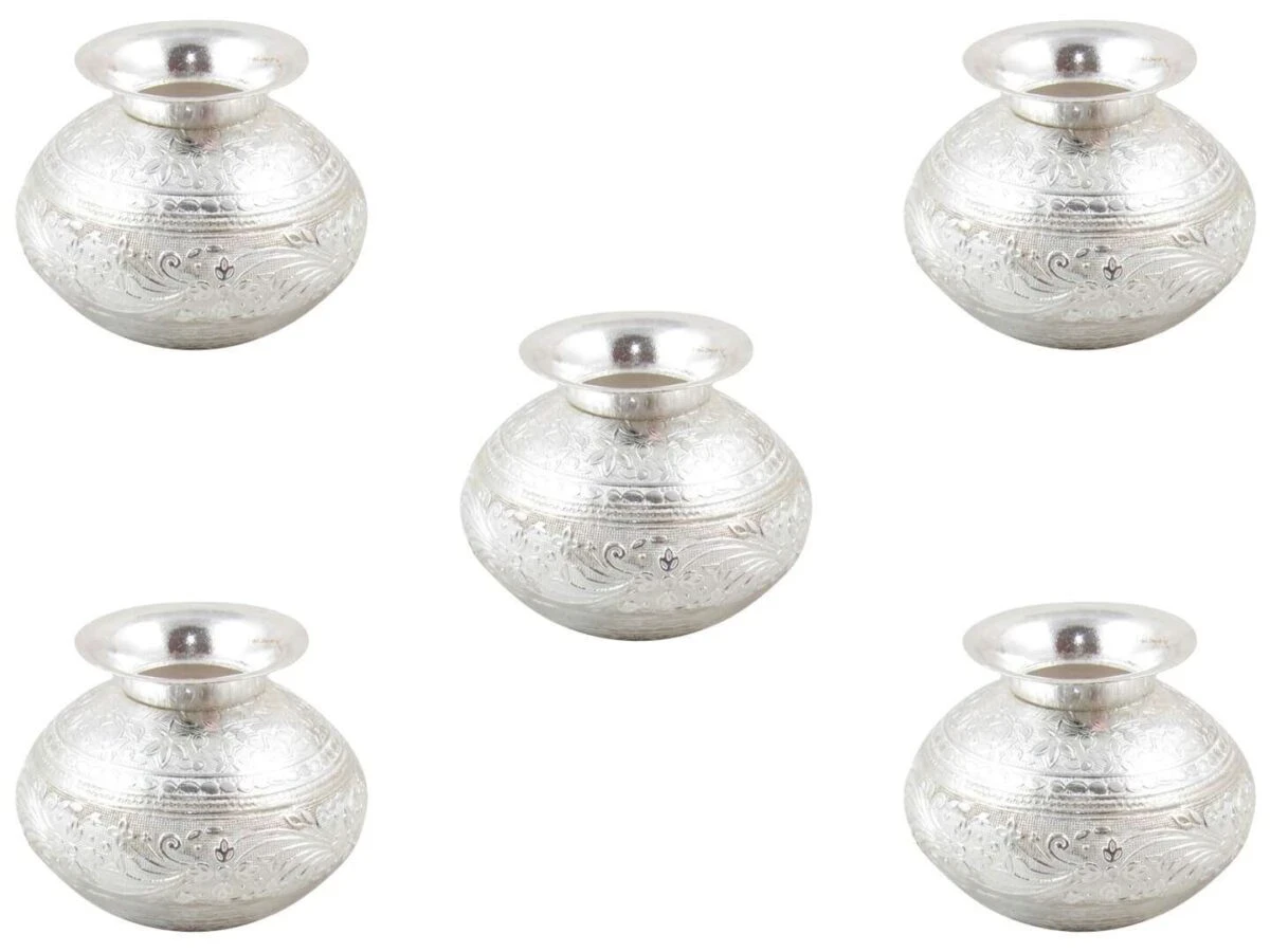 Silver kalash Pooja items silver, Pooja items for home, pooja items for temple, pooja items for gift