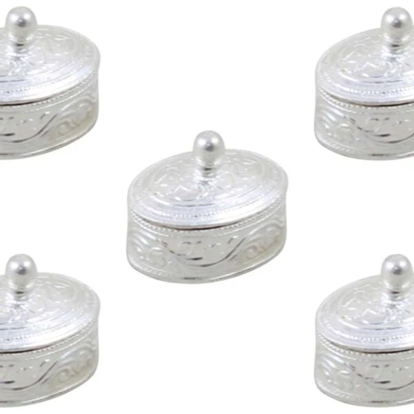 Sindoor dabbi, sindoor box for wedding, sindoor dabbi silver, Pooja items silver, Pooja items for home, kumkum box return gift, pooja items for temple, pooja items for gift, kumkum box silver, sindoor dabbi for women, return gifts
