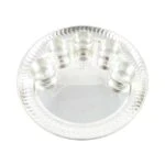 Pooja Thali set, pooja thali silver, pooja thali decoration, Pooja Thali for home, pooja thali set silver, return gifts for housewarming