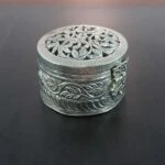Sindoor dabbi, sindoor box for wedding, sindoor dabbi silver, Pooja items silver, Pooja items for home, kumkum box return gift, pooja items for temple, pooja items for gift, kumkum box silver, sindoor dabbi for women