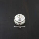 Sindoor dabbi, sindoor box for wedding, sindoor dabbi silver, Pooja items silver, Pooja items for home, kumkum box return gift, pooja items for temple, pooja items for gift, kumkum box silver, sindoor dabbi for women, return gifts