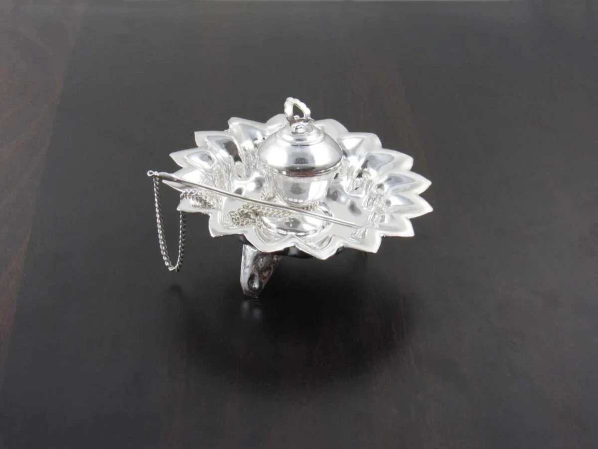 silver kankavati, sindoor box for wedding, kumkum box return gift, Pooja items silver, Pooja items for home, pooja items for temple, pooja items for gift