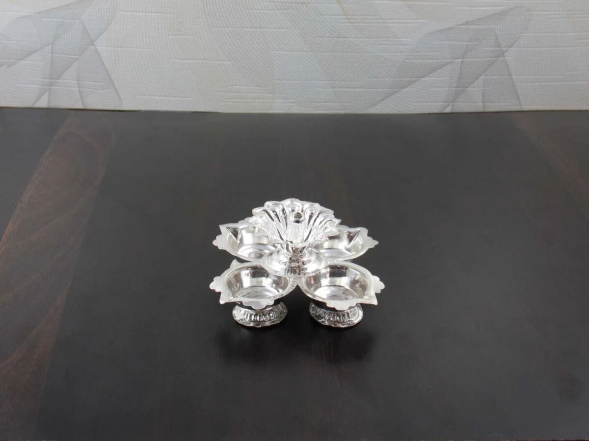 Diya for pooja, diya for temple, Pooja items silver, Pooja items for home, diya for god, pooja items for temple, pooja items for gift