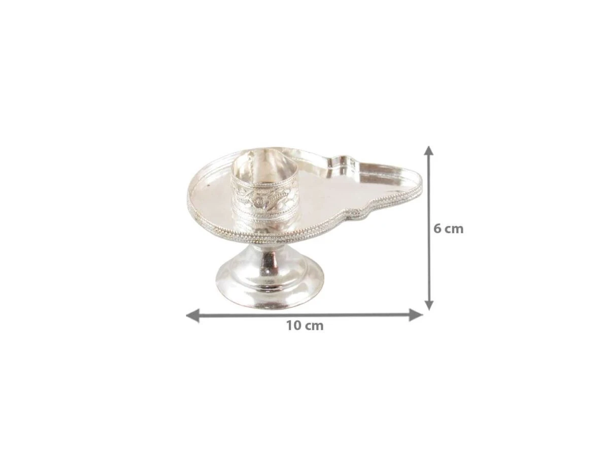 silver Shivling stand, Pooja items silver, Pooja items for home, pooja items for temple, pooja items for gift