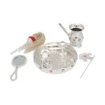 Pooja Thali set, pooja thali silver, pooja thali decoration, Pooja Thali for home, pooja thali set silver