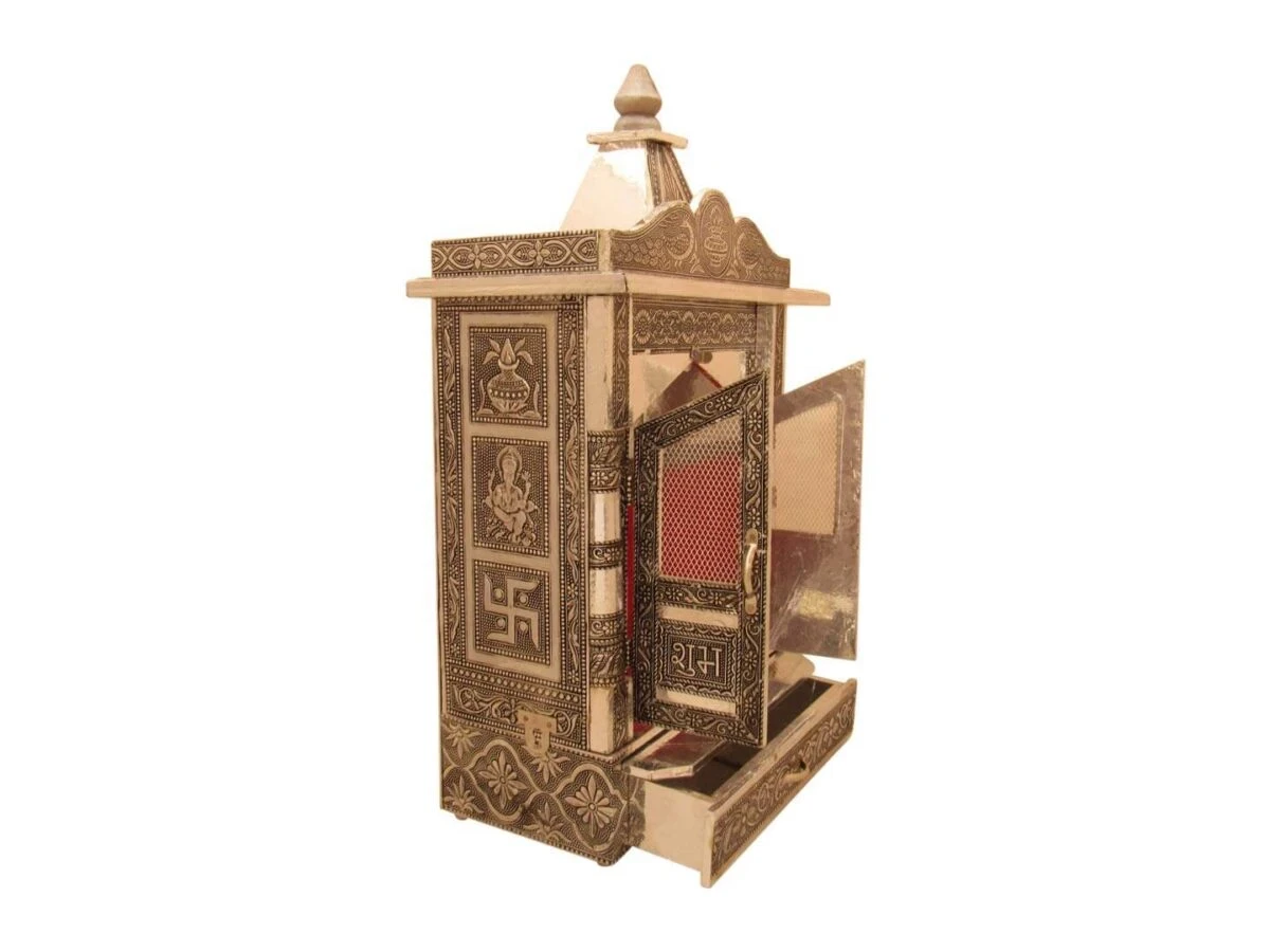 Pooja mandir wooden, wooden temple for home, home temple wall hanging, pooja mandir wall hanging, pooja mandir for home small, pooja mandir for office, small temple for home, pooja mandir for wall, pooja mandir for home with shutters and jali