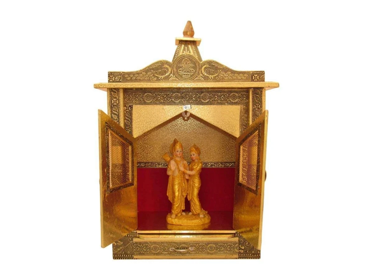 Pooja mandir wooden, wooden temple for home, home temple wall hanging, pooja mandir wall hanging, pooja mandir for home small, pooja mandir for office, small temple for home, pooja mandir for wall, pooja mandir for home with shutters and jali