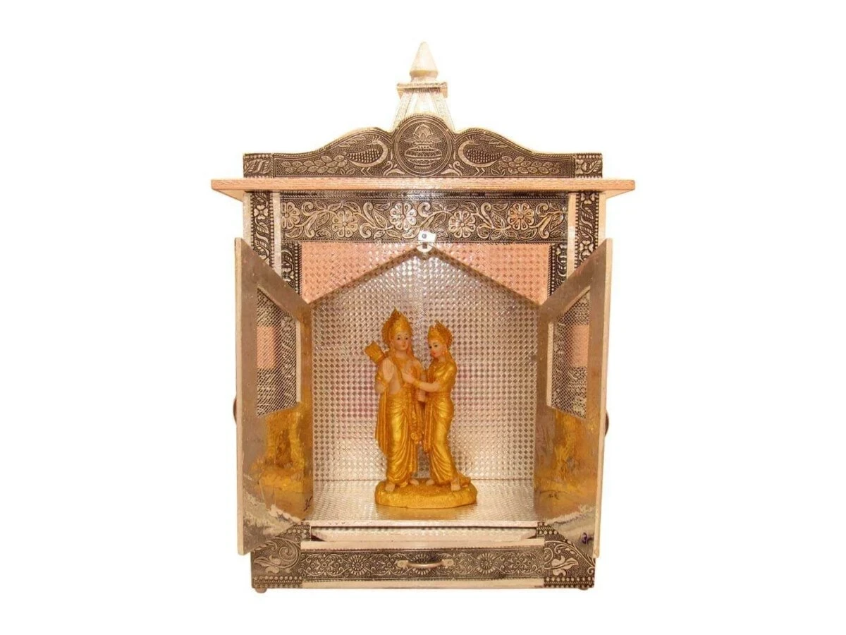 Pooja mandir wooden, wooden temple for home, home temple wall hanging, pooja mandir wall hanging, pooja mandir for home small, pooja mandir for office, small temple for home, pooja mandir for wall, pooja mandir for home with shutters and jali