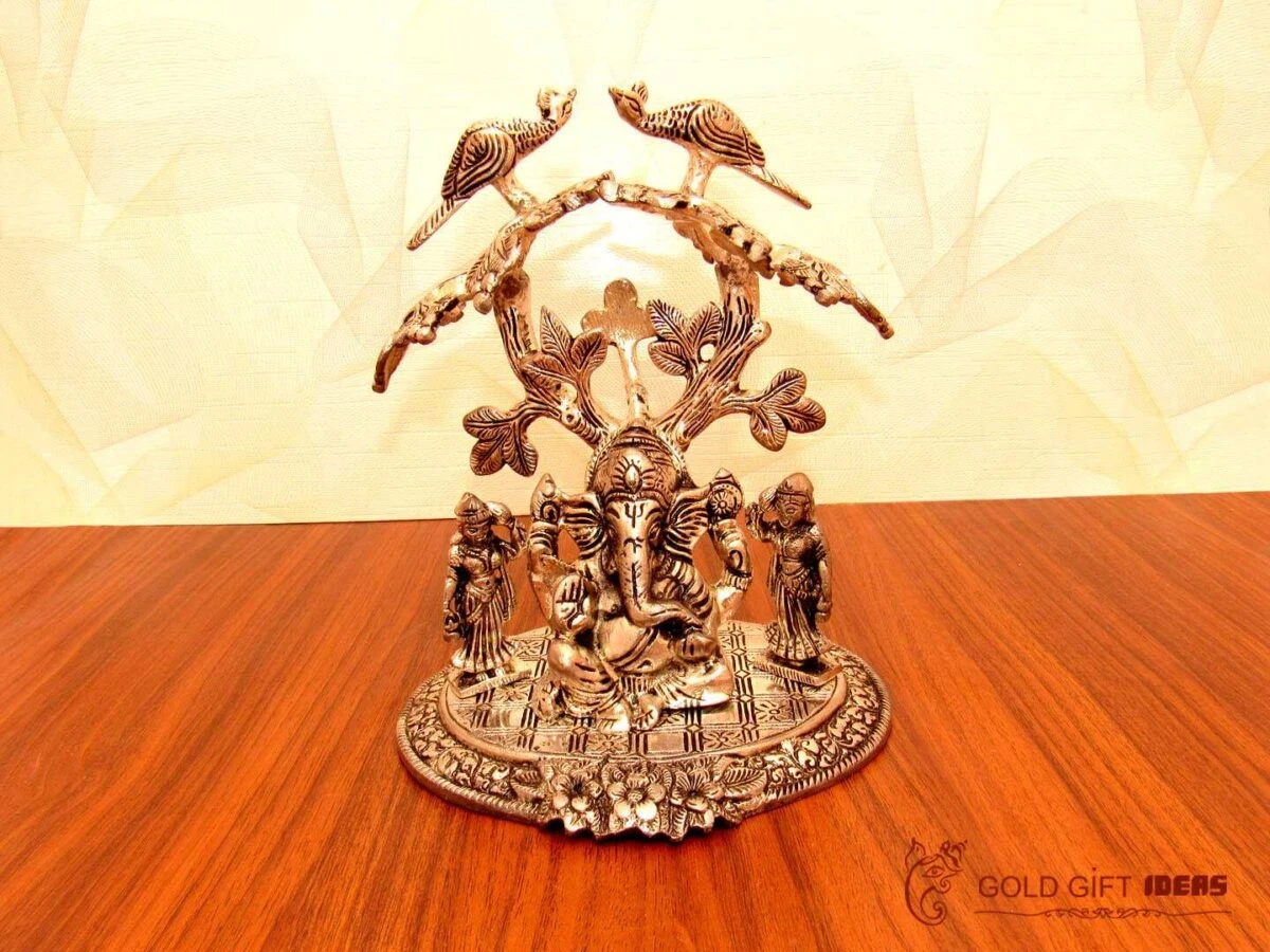 White metal ganesh idol, white metal statue, ganesha idol for home, ganesha idol for office, ganesha idol gift, ganesha murti for car, ganesh statue for temple, ganesh statue for gift, ganesh statue for home decoration