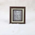 999 silver Ganesh frame, silver Ganesh photo frame, pure silver god photo frames, ganesha photo frame, silver ganesha frame