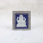 999 silver Ganesh frame, silver Ganesh photo frame, pure silver god photo frames, ganesha photo frame, silver ganesha frame