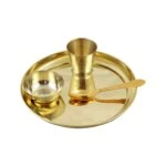 Brass dinner set, brass dinnerware, brass dinner plates, brass dinnerware set, brass dinner thali, brass thali dinner set