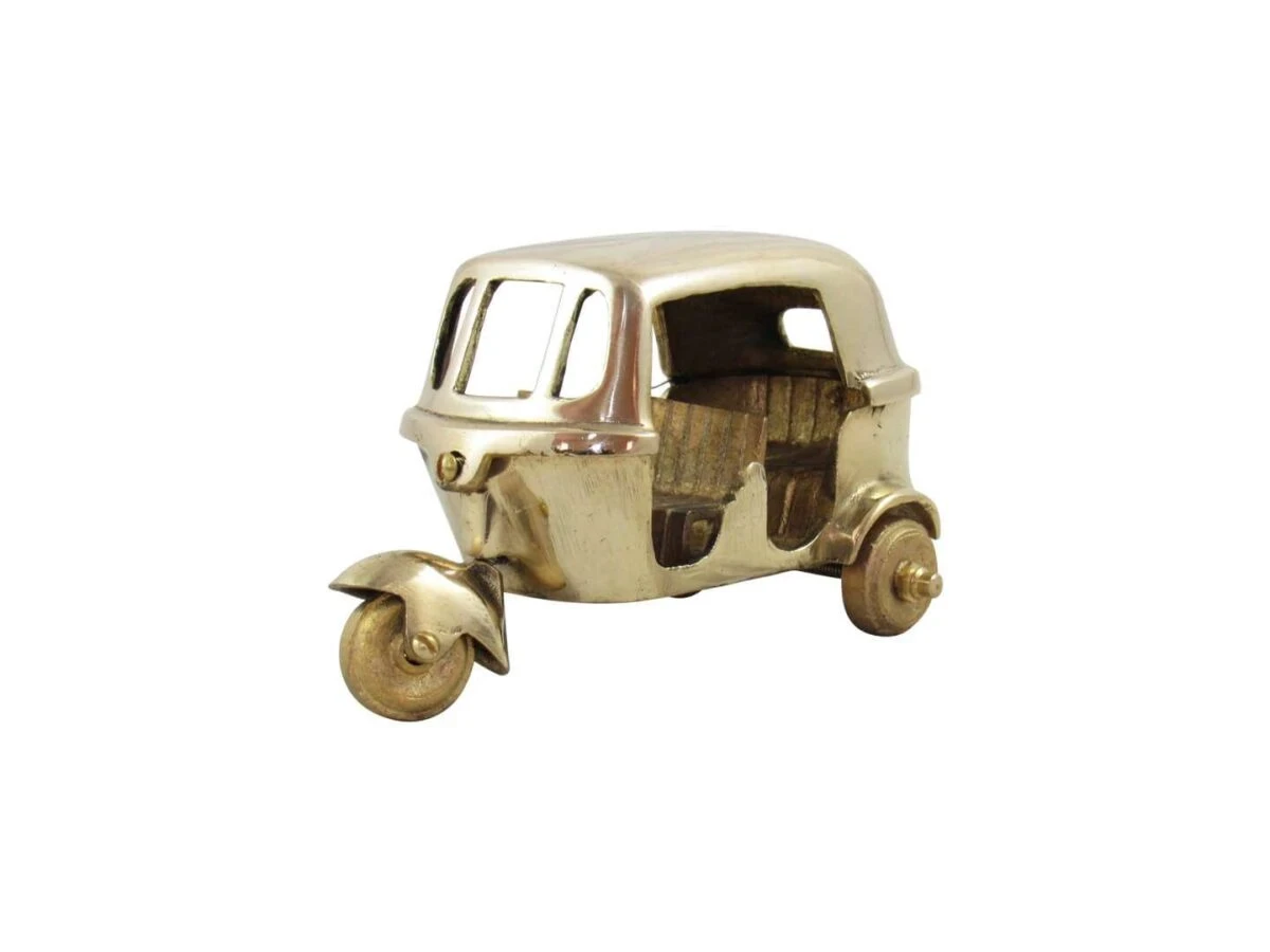 Brass Auto Rickshaw for home decor figurine