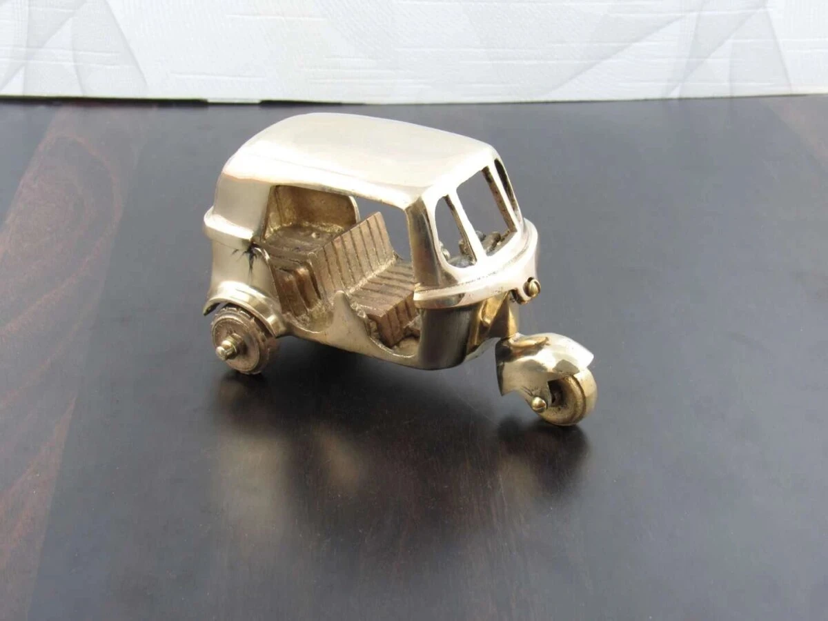 Brass Auto Rickshaw for home decor figurine