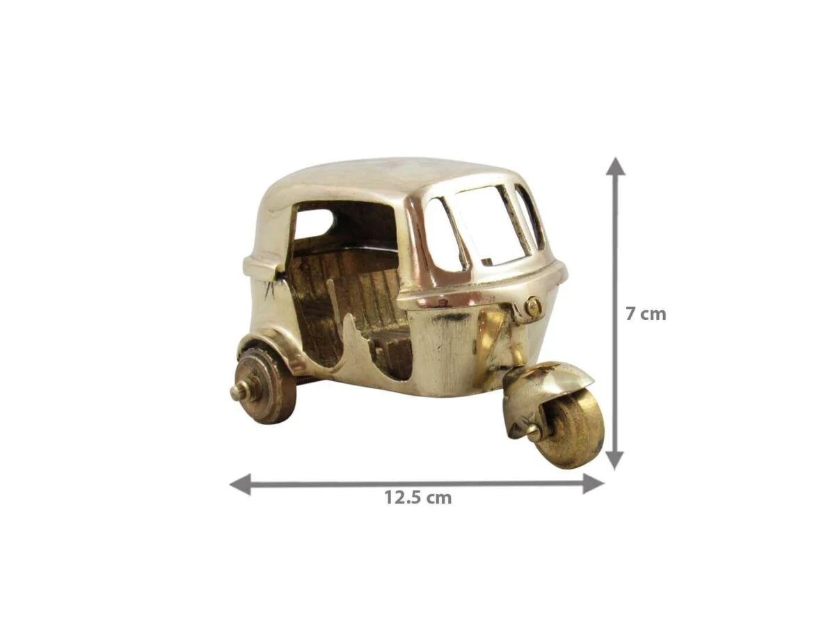 Brass Auto Rickshaw for home decor figurine