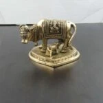 Brass cow and calf brass cow and calf idol ethnic brass kamdhenu cow and calf