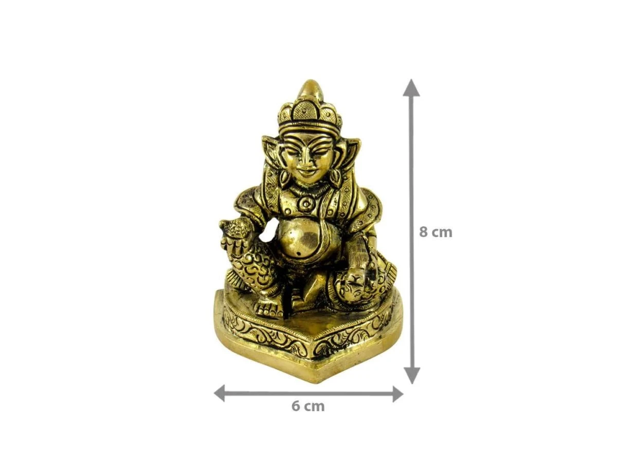 Brass kuber idol brass kuber statue dhan kuber brass statue kuber statue for wealth kuber statue for vastu