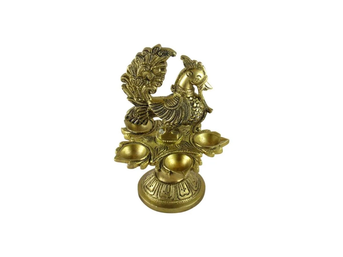Brass peacock diya brass peacock lamp brass peacock diya stand brass peacock hanging lamp peacock brass oil diya brass peacock statue brass peacock figurine