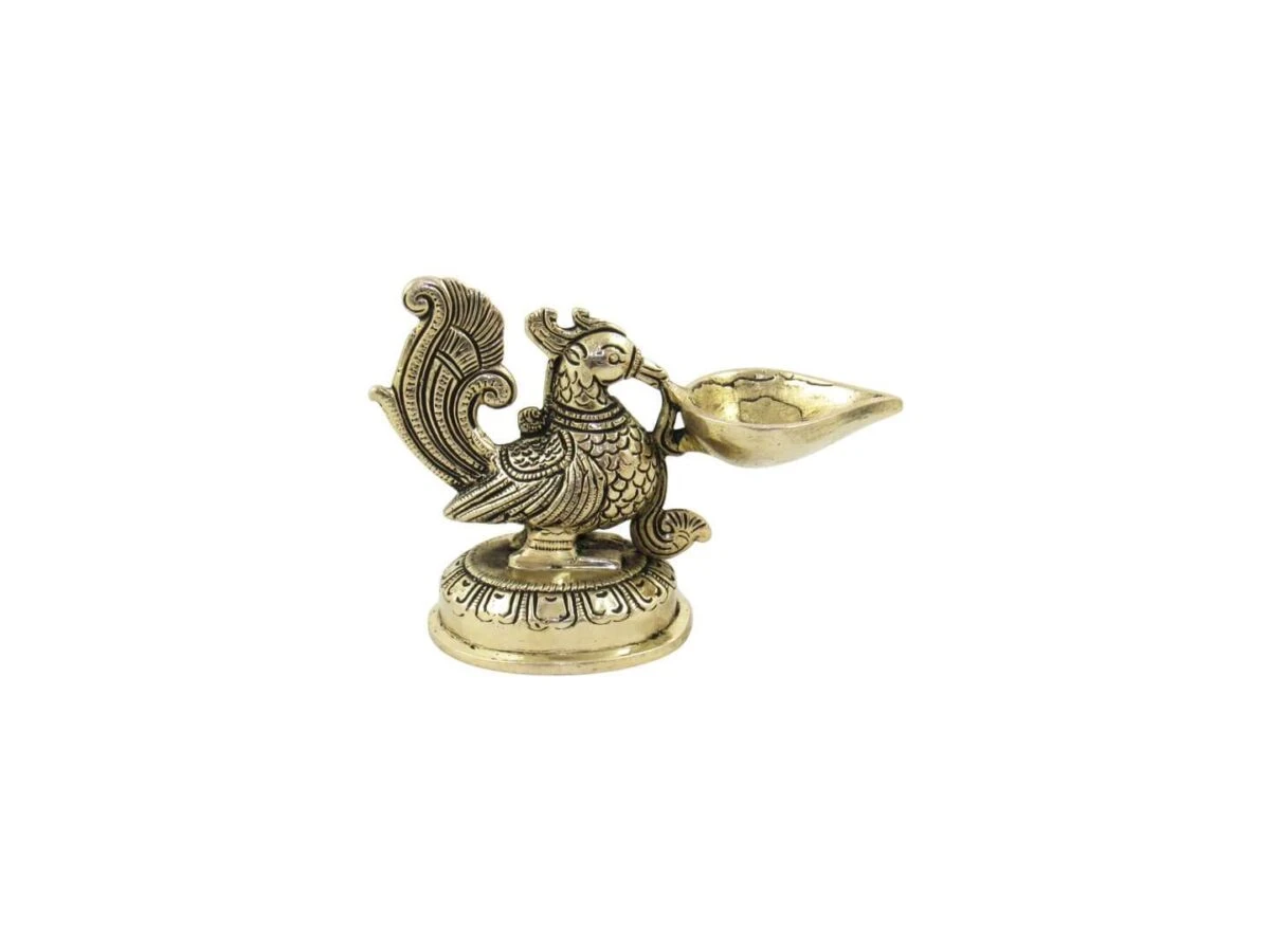 Brass diyas brass diya set brass diya stand brass aarti diya Brass peacock diya brass peacock lamp brass peacock diya stand