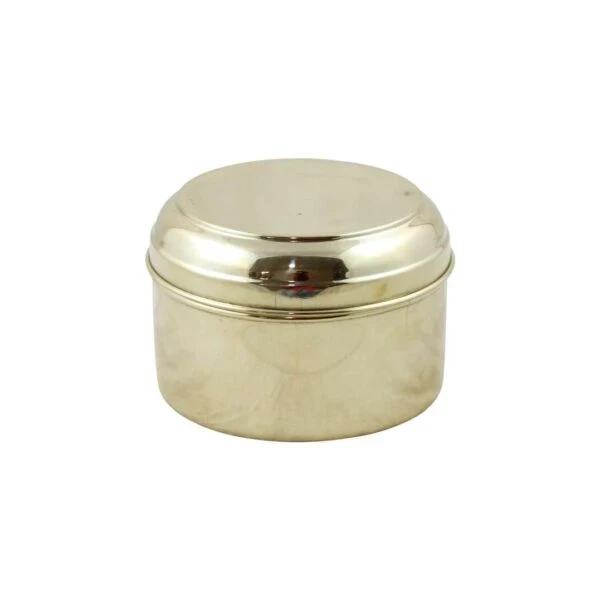 Brass box for pooja, Brass storage box, vintage storage box