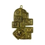 Brass Decorative Vastu Plate, Best Wish Figurine, Home Décor Gift Item, Showpiece Figurine for Home Decor