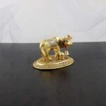 White metal cow and calf cow and calf statue cow and calf idol vastu cow and calf statue in pooja room white metal cow and calf statue white metal small cow