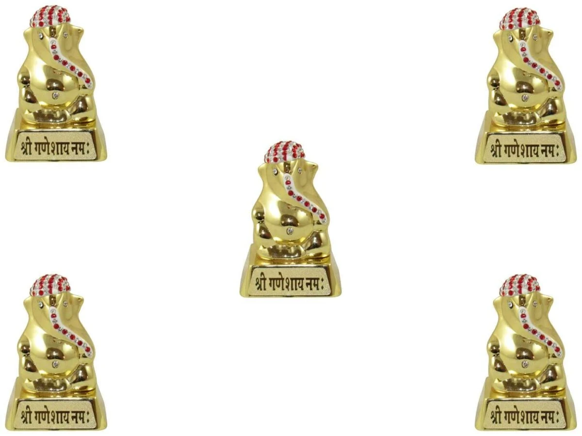 Gold plated ganesha idol for car, ganesha statue for car, ganesha idol for car, ganesha idol for home, ganesha idol for car dashboard online, ganesha statue for home decor, ganesha statue for gift, ganesha statue for office, return gifts