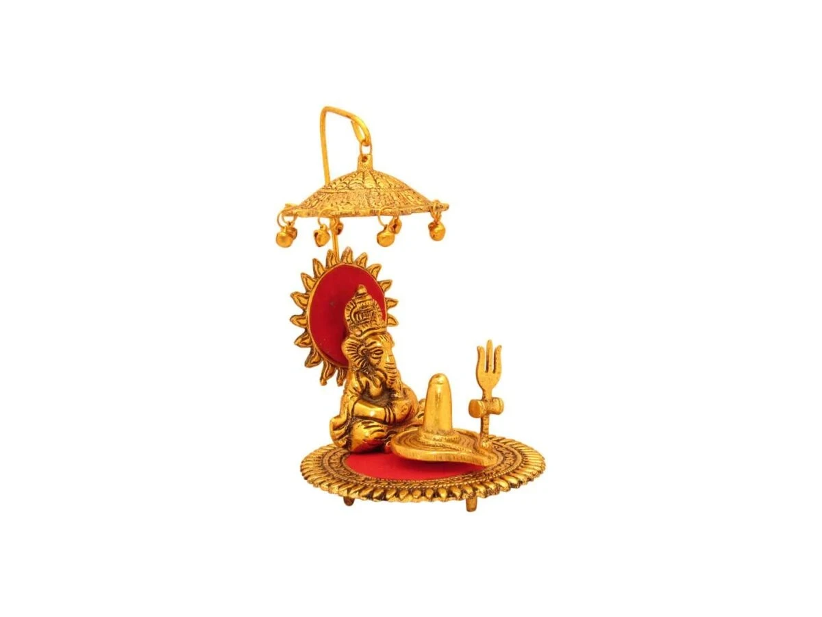 White metal ganesh idol, white metal statue, ganesha idol for home, ganesha idol for office, ganesha idol gift, ganesha murti for car, ganesh statue for temple, ganesh statue for gift, ganesh statue for home decoration, ganesh idol with shivling
