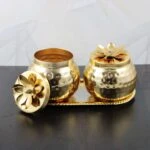 Copper dry fruit bowl, copper bowl with lid, gold plated bowl set, dry fruit serving bowl, dry fruit bowl copper, dry fruit box fancy, dry fruit box for return gifts, gold plated bowl set with tray, dry fruit box with tray