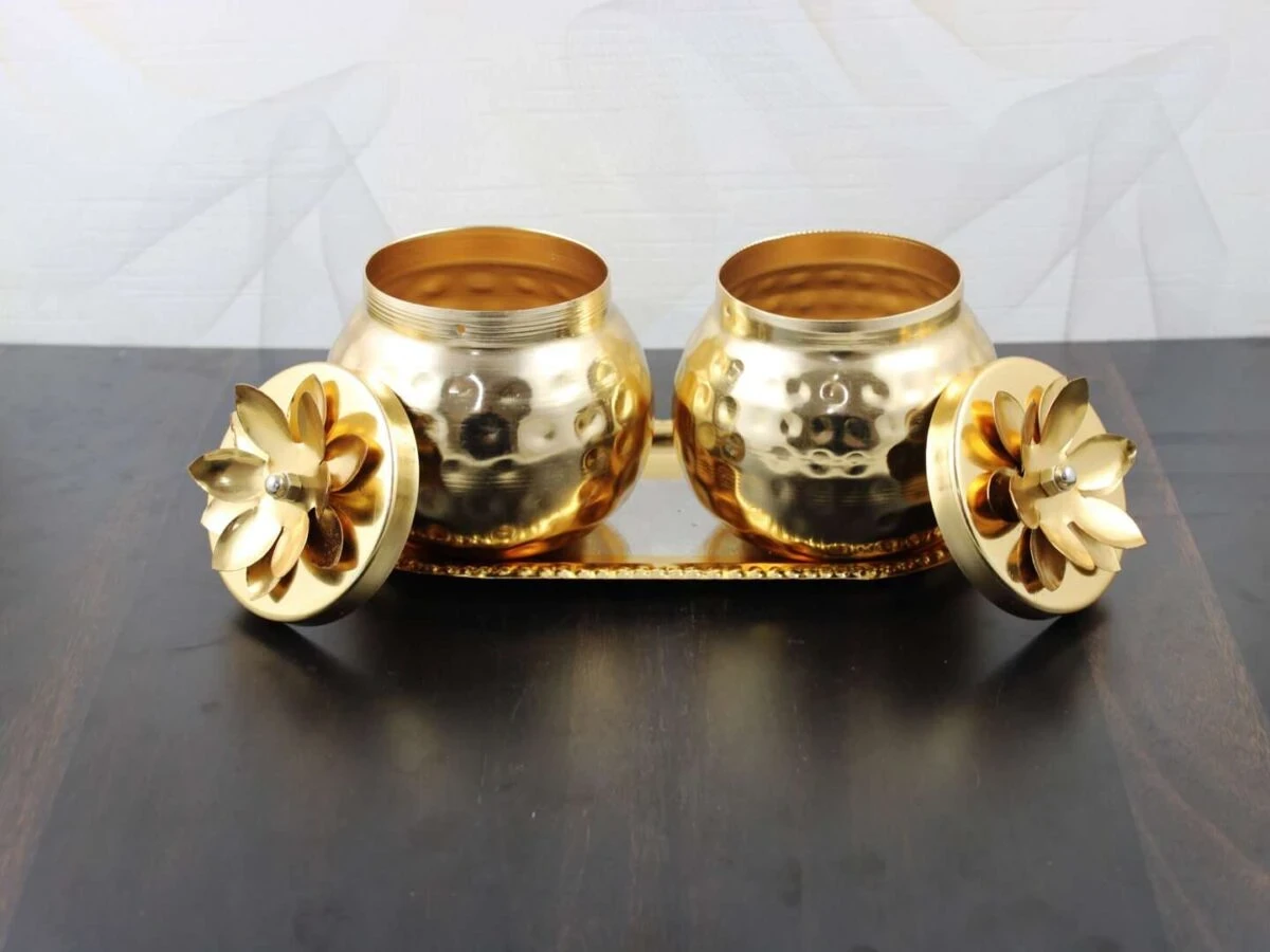 Copper dry fruit bowl, copper bowl with lid, gold plated bowl set, dry fruit serving bowl, dry fruit bowl copper, dry fruit box fancy, dry fruit box for return gifts, gold plated bowl set with tray, dry fruit box with tray