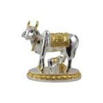 cow and calf idol, cow and calf statue, cow and calf statue vastu, cow and calf statue in pooja room, cow and calf statue idol silver, cow and calf vastu