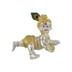 Bal gopal silver idol, Krishna idol for home, Krishna idol for gift, bal gopal idol for home, bal gopal brass idol, bal gopal Krishna idol, Krishna idol silver, Krishna idol for temple, bal gopal murti, laddu gopal murti