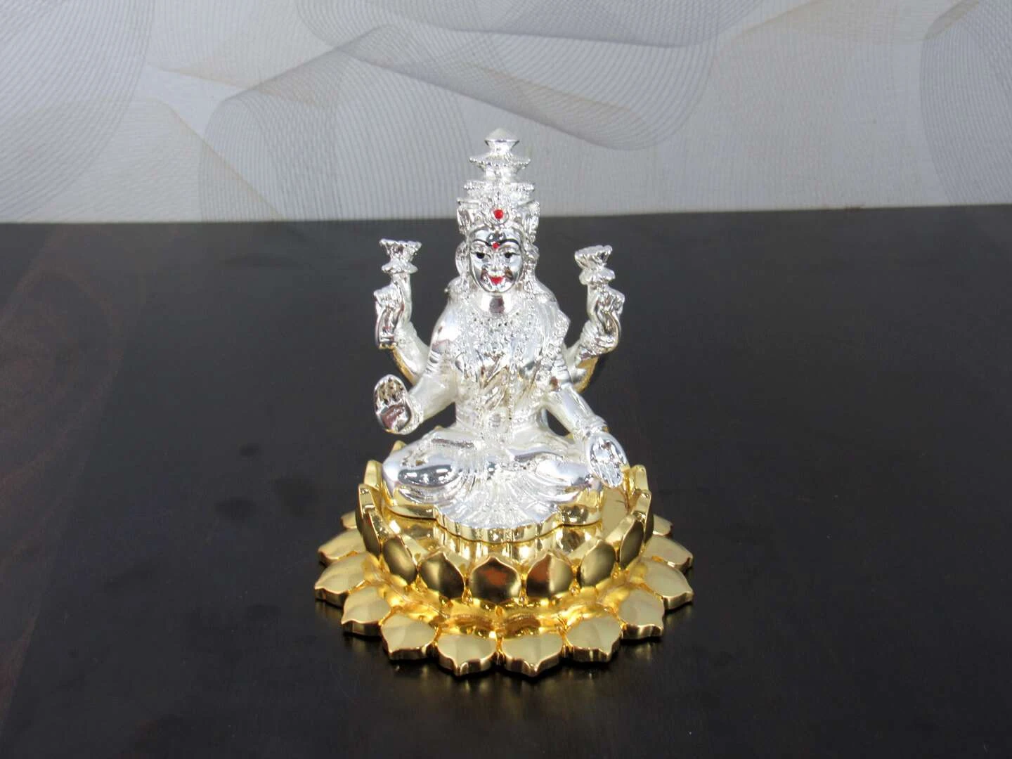  GOLDGIFTIDEAS 999 Silver and 24K Gold Plated Lotus