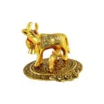 White metal cow and calf cow and calf statue cow and calf idol vastu cow and calf statue in pooja room white metal cow and calf statue white metal small cow