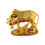 White metal cow and calf cow and calf statue cow and calf idol vastu cow and calf statue in pooja room white metal cow and calf statue white metal small cow