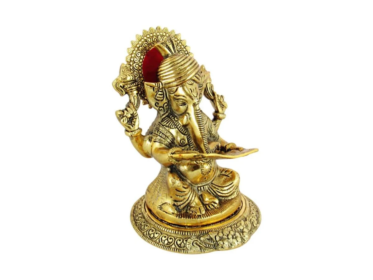 White metal ganesh idol, white metal statue, ganesha idol for home, ganesha idol for office, ganesha idol gift, ganesha murti for car, ganesh statue for temple, ganesh statue for gift, ganesh statue for home decoration