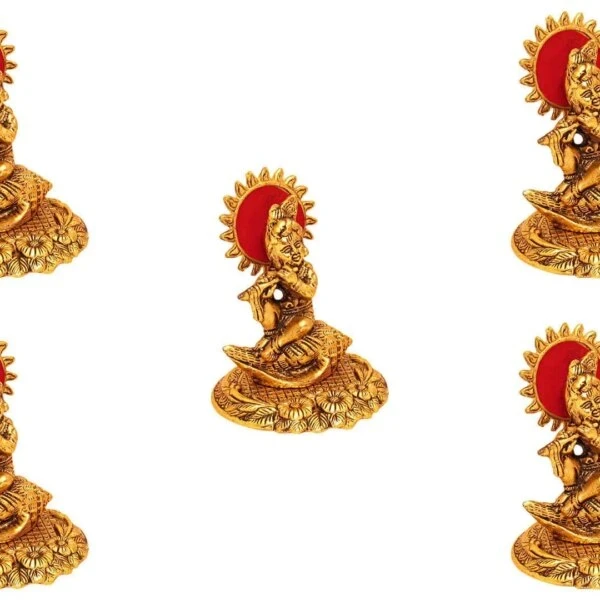 White metal Krishna idol, bal gopal idol for home, bal gopal brass idol, bal gopal Krishna idol, Krishna brass statue