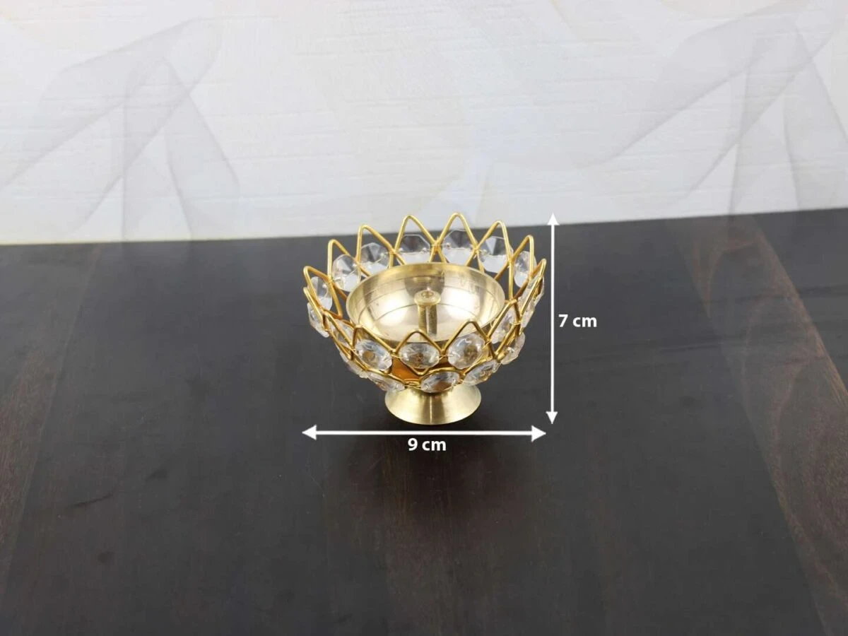 Brass diyas brass diya set brass diya stand brass aarti diya, Brass diya for pooja, diya for pooja, Brass Crystal Diya, brass akhand diya, return gift