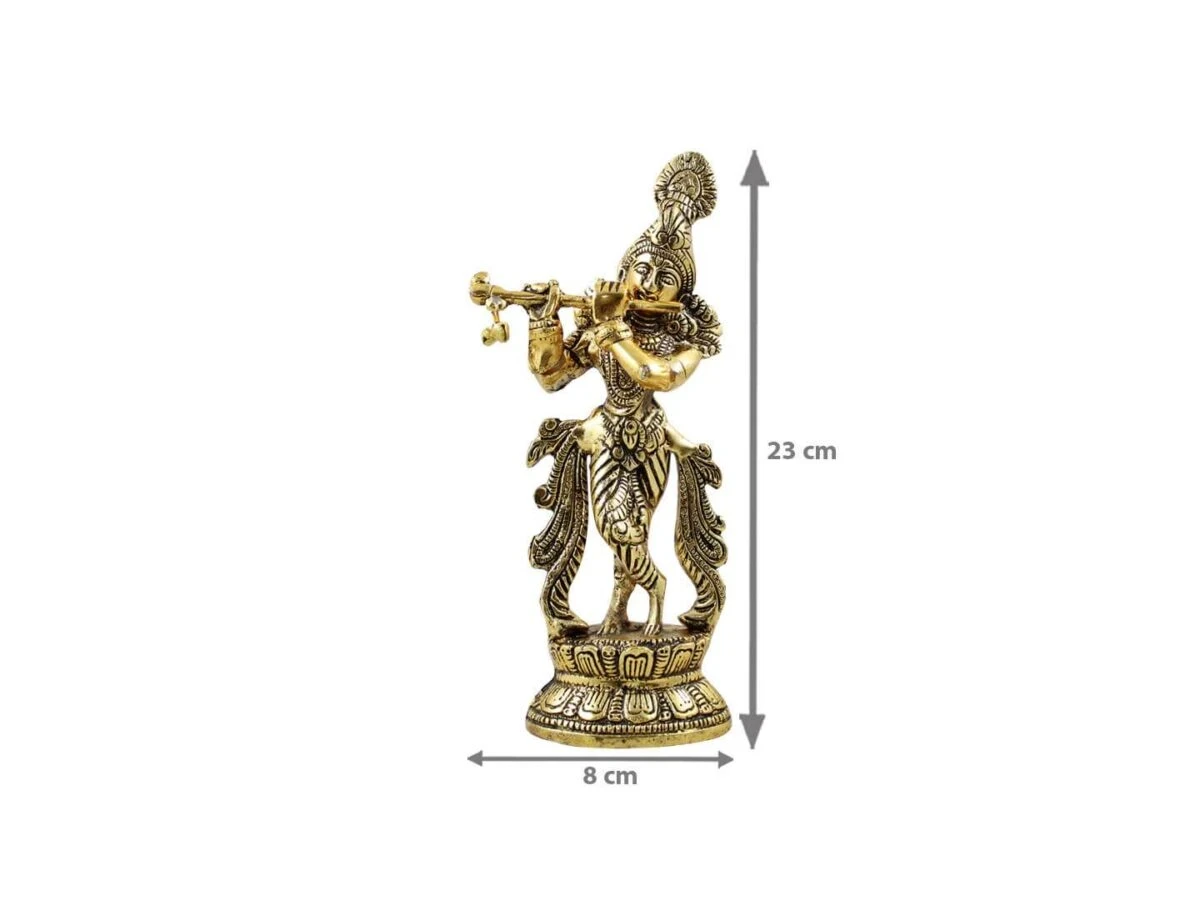 White metal Krishna idol bal gopal idol for home bal gopal brass idol bal gopal Krishna idol Krishna brass statue