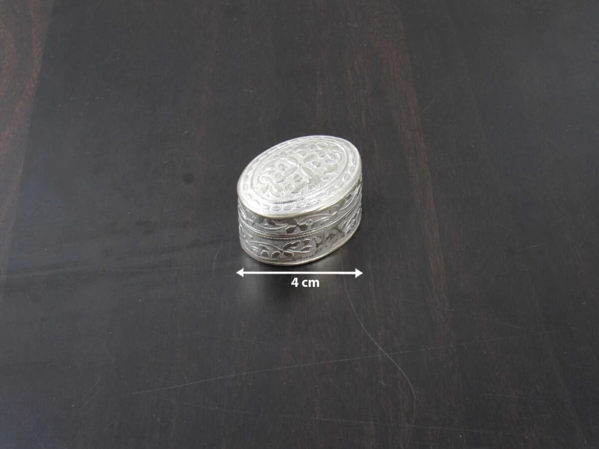 Sindoor dabbi, sindoor box for wedding, sindoor dabbi silver, Pooja items silver, Pooja items for home, kumkum box return gift, pooja items for temple, pooja items for gift, kumkum box silver, sindoor dabbi for women, return gifts