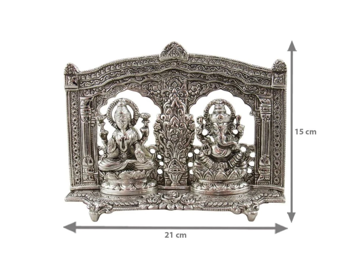 Lakshmi ganesh idol Lakshmi ganesha idols for diwali lakshmi ganesh statue ganesh laxmi statue diwali pooja laxmi ganesh idol, white metal laxmi ganesh idol