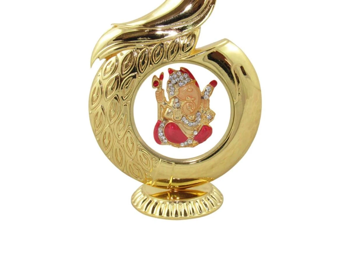 Gold plated ganesha idol for car, ganesha statue for car, ganesha idol for car, ganesha idol for home, ganesha idol for car dashboard online, ganesha statue for home décor, ganesha statue for gift, ganesha statue for office