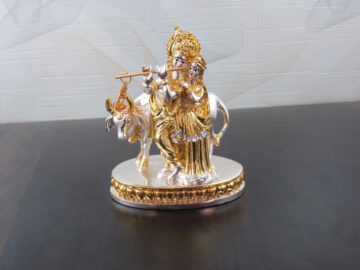 Radha Krishna idol for gift, radha Krishna brass idol radha Krishna idol for home, radha Krishna idol for temple, radha Krishna murti brass, radha Krishna statue gift, radha Krishna statue for temple